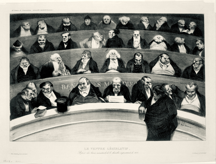  奥诺雷·杜米埃 Honore Daumier ——大肚皮